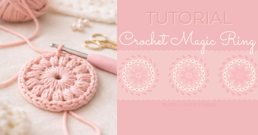 How to Crochet the Magic Ring for Beginners Blog Post Cover