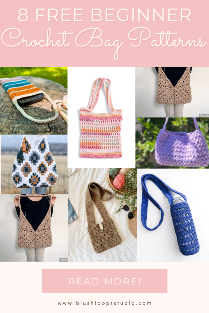 8 Free Beginner Crochet Bag Patterns you Can Finish this Weekend