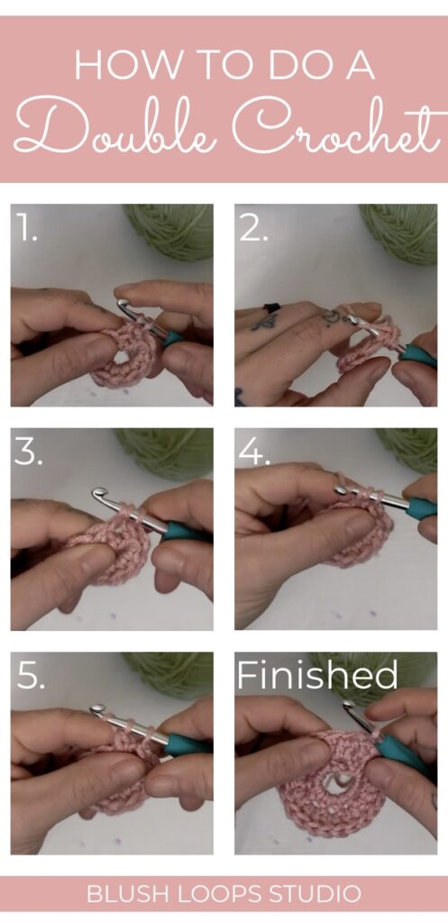 How to Double Crochet for Beginners with Photos