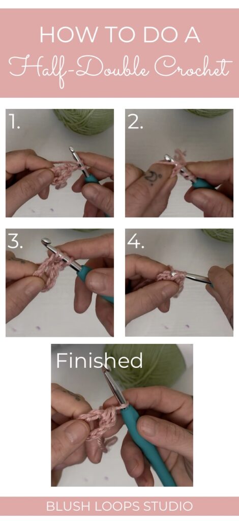 Step-by-Step with Photos: Half Double Crochet