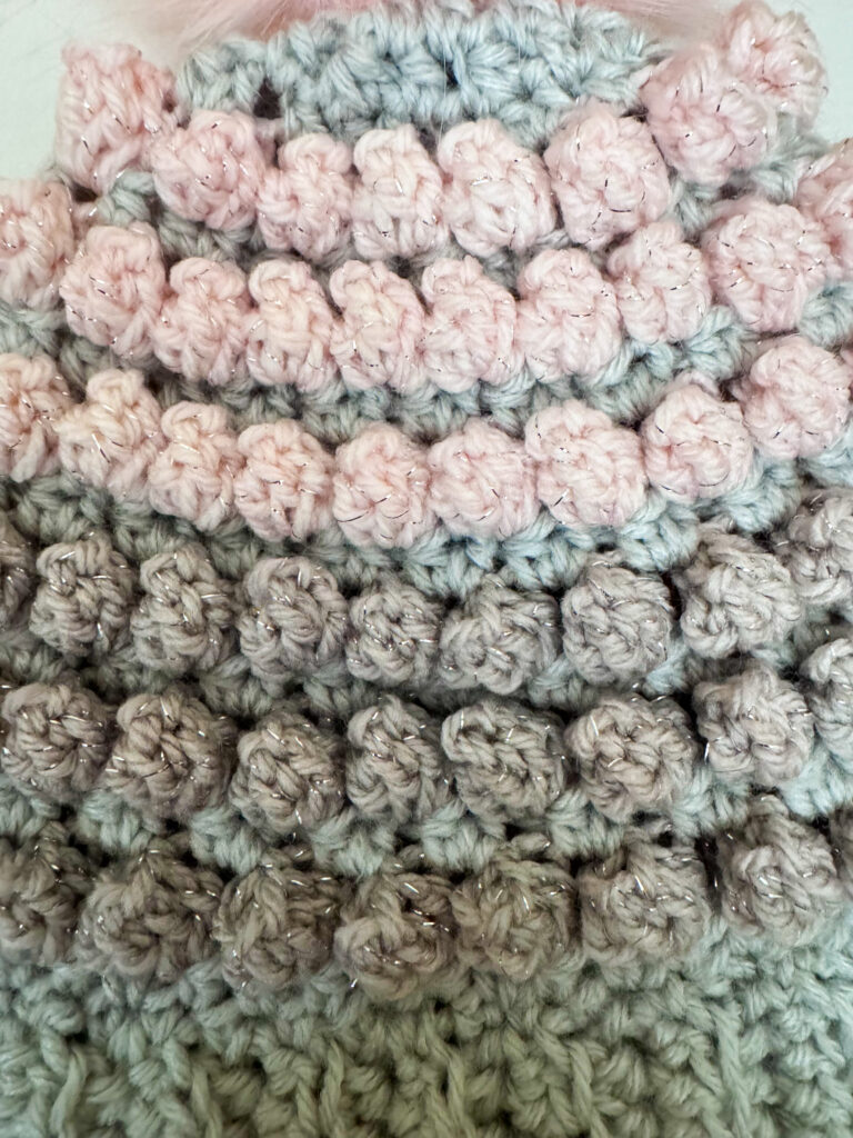 Popcorn Stitch Crochet Beanie